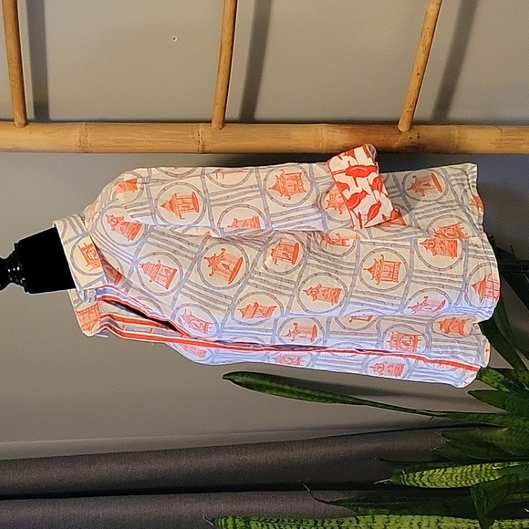 Gretchen Scott BIRD PALACE Print Cotton Blouse - Picture 3 of 6